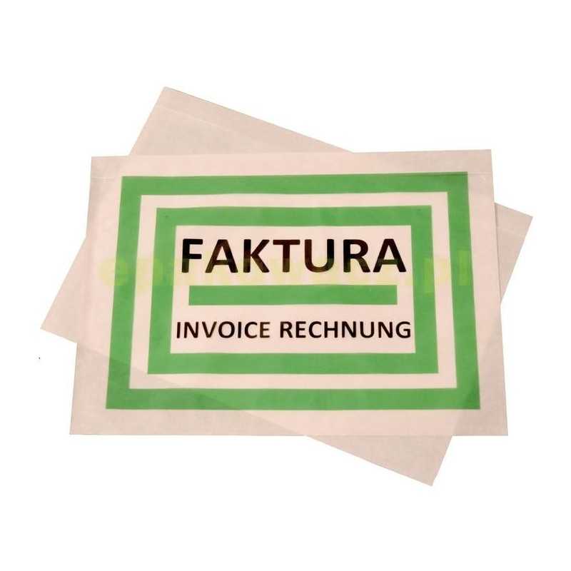 Koperty Kurierskie "FAKTURA" /240x180mm/ (1000 szt.)