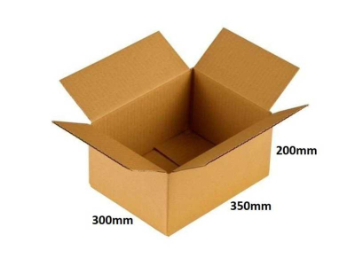 Karton klapowy 350x300x200 /120 szt./, 3w, 320g Poczta Biznes M – epakowacz.pl